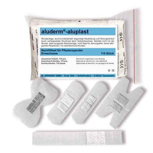 Aluderm-Aluplast Refill Set With Five Different Strips