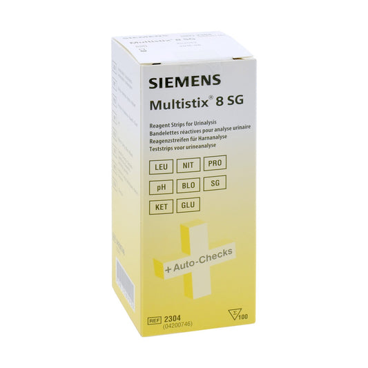 Multistix 8 Sg Urine Test Strips With Ascorbic Acid Stabilisation   100 Pcs.