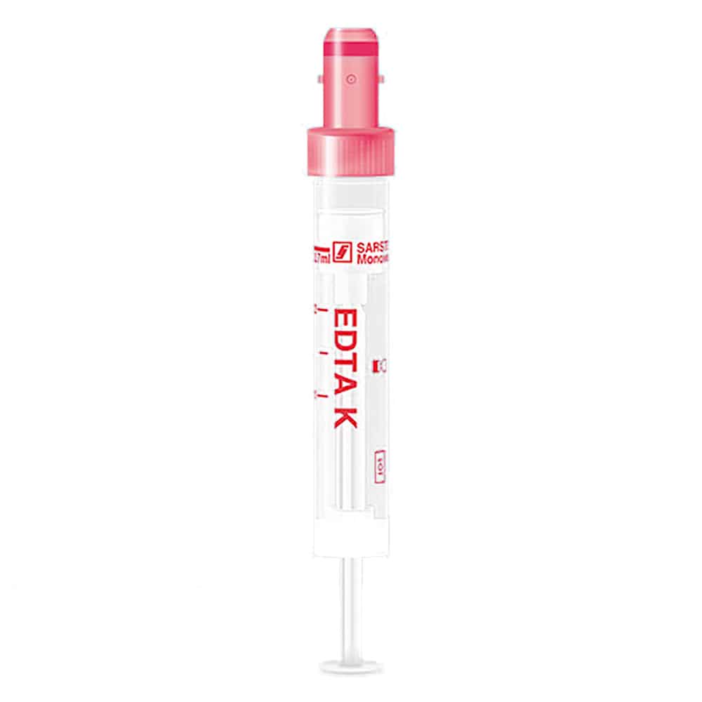 Edta Monovette For Anticoagulation Of Blood Samples