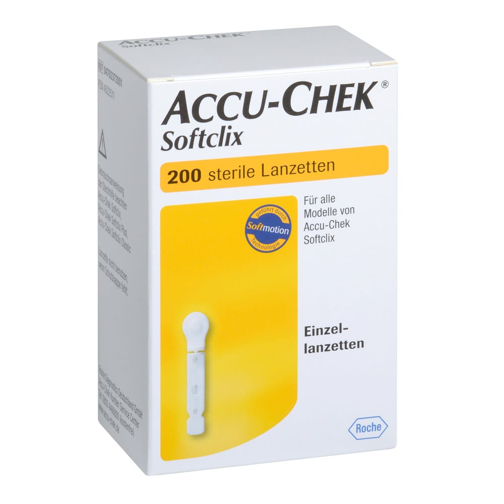 Accu-Chek Softclix Lancets With Silicone Coating And Precision-Cut Tip