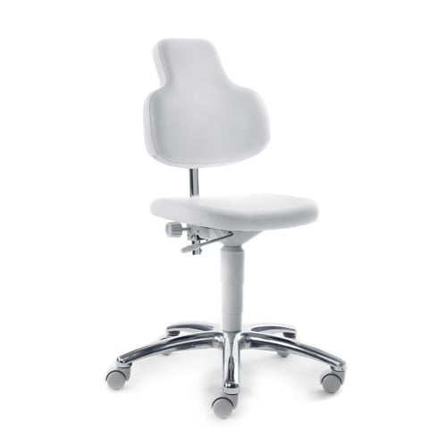 Mymax Swivel Chair With Polished Aluminium Base 