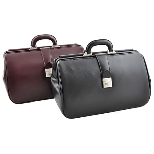M. Wright & Sons Doctor'S Bag "Nottingham" Made Of High-Quality   Soft   Fine Cowhide Leather