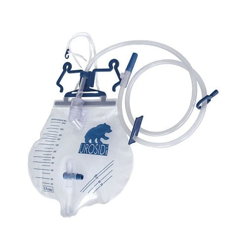 Urosid 2000S Catheter Bag With Universal Step Connector
