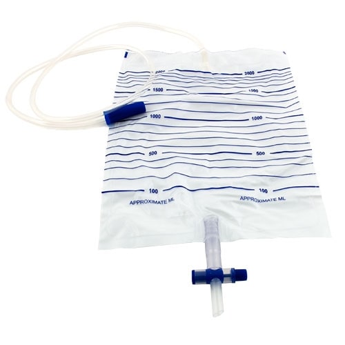Urosid Sterile Urinary Catheter Bag With 90 Cm Long Tube And Non-Return Valve