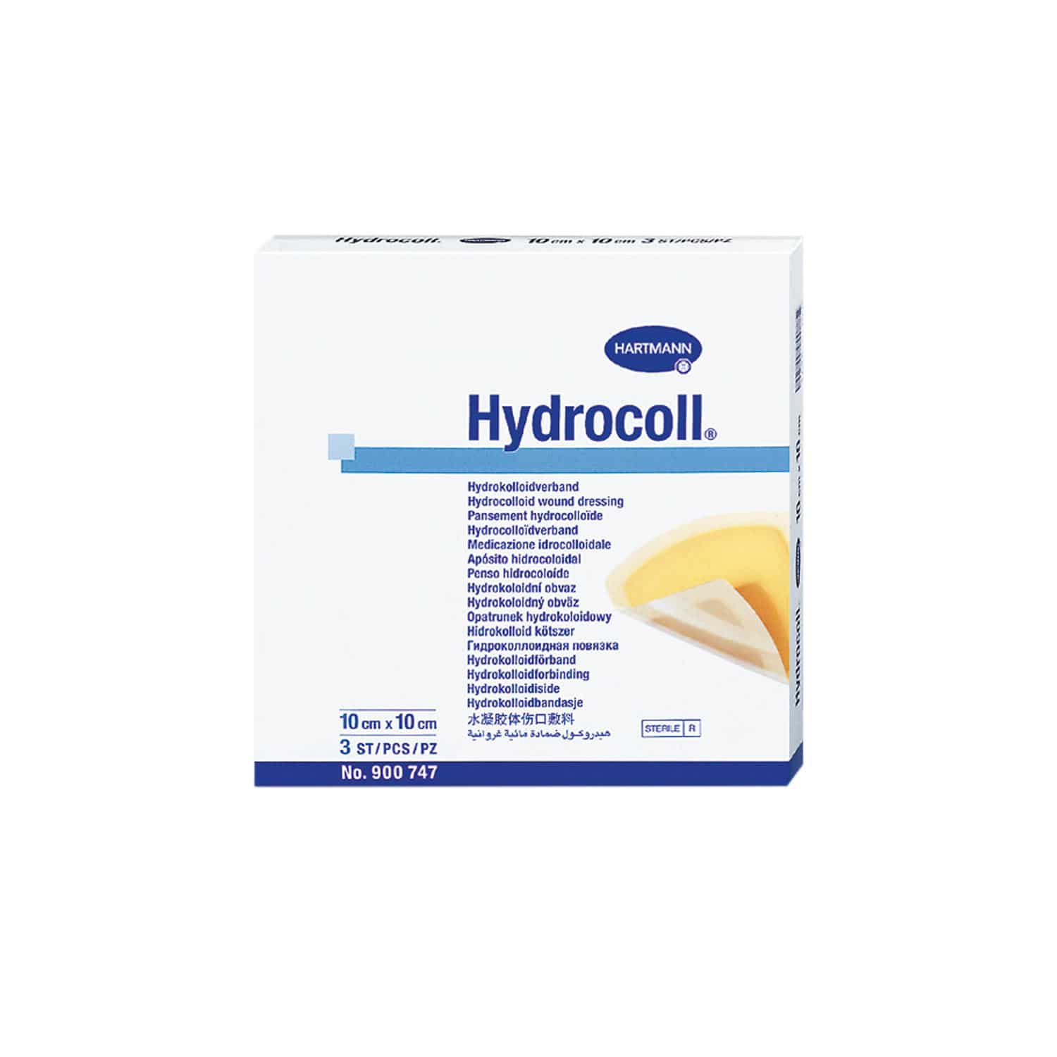 Hydrocoll Hydrocolloid Dressing 10 x 10cm