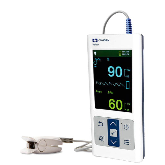 Nellcor Pm10N Portable Pulse Oximeter For Spot Check Measurements