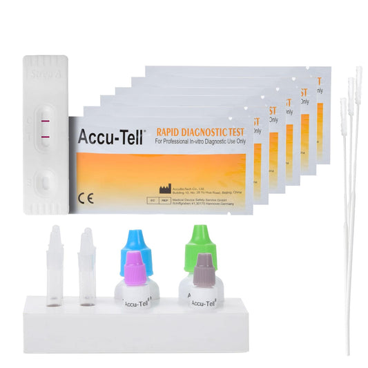 Strep-A Rapid Test From Accubiotech   20 Test Cassettes