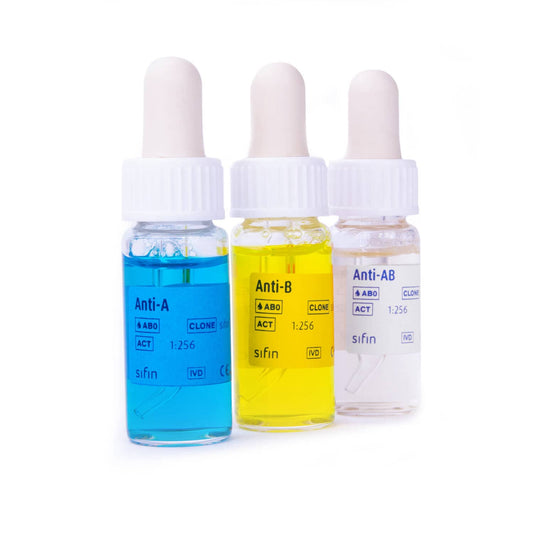 Test Reagents For Ab0 Antigen Determination | Easy Test Performance And Clear Agglutination 
