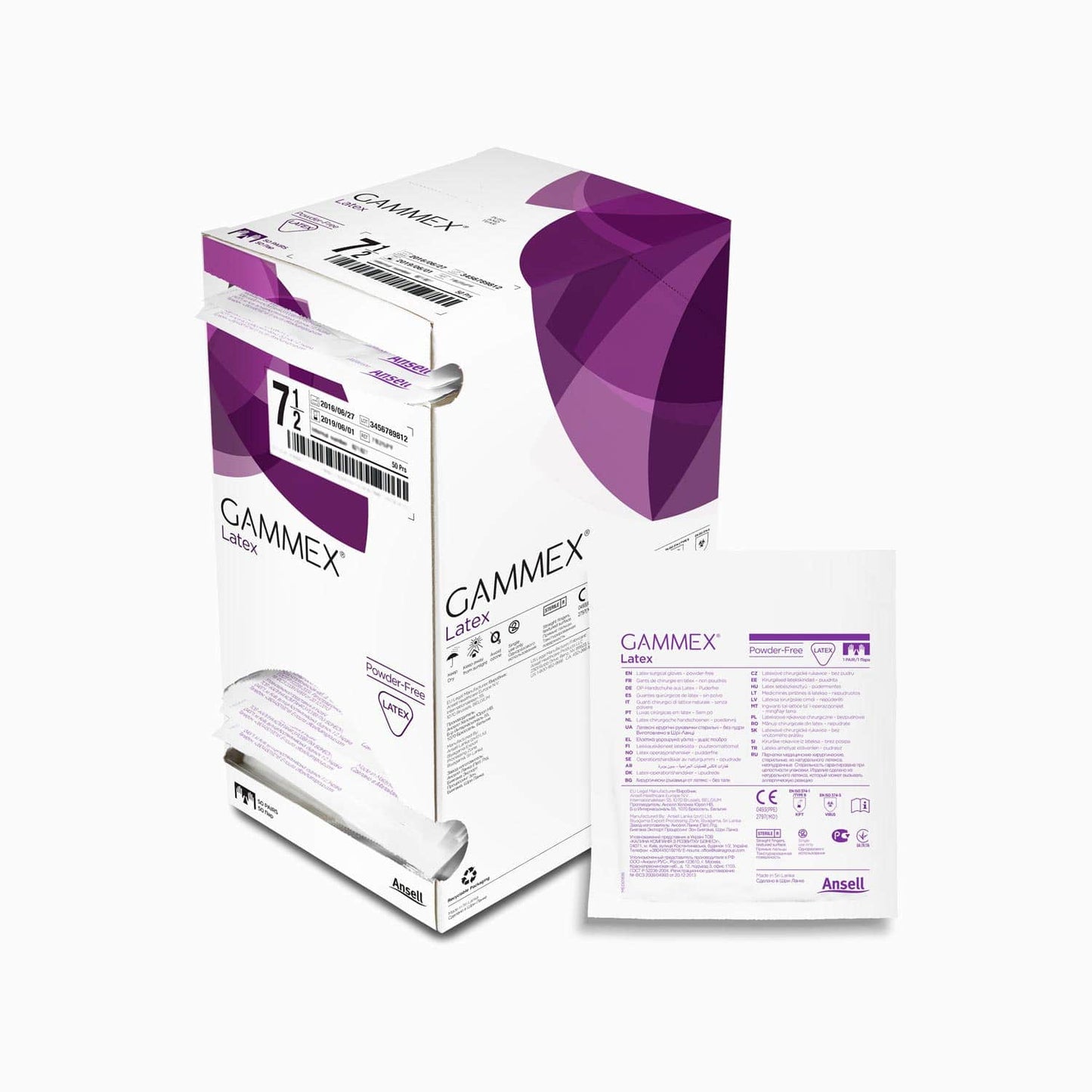 Gammex Latex Surgical Gloves From Ansell   Available In Many Sizes