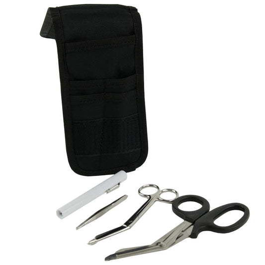 Belt Pouch For Rescue Services. Includes Tweezers   Scissors And A Diagnostic Torch