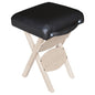 Foldable Massage Stool With Strong Padding And Hygienic Synthetic Leather Cover