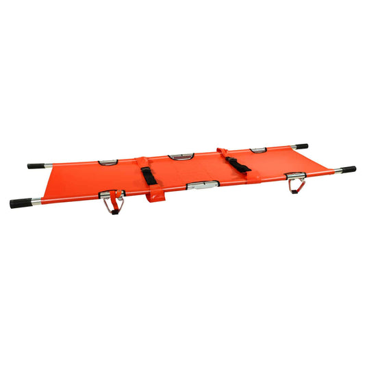 Patient Stretcher With Safety Belts For Secure Transport Of Patients