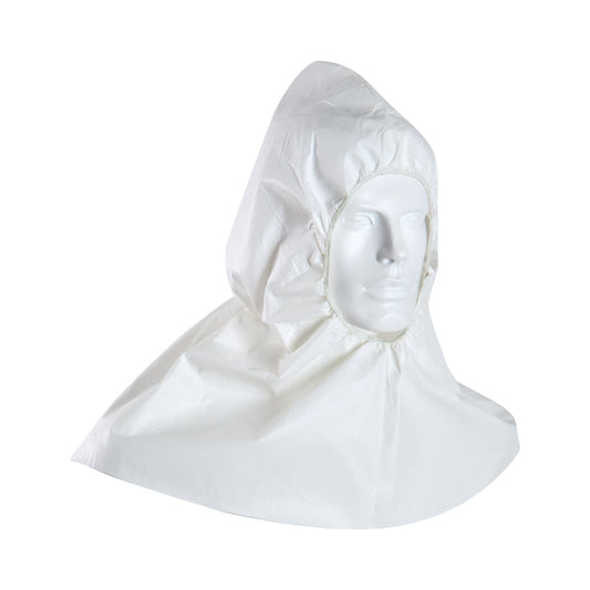 Disposable Hood With Neck Coverage And Face Cutout With Elastic Band