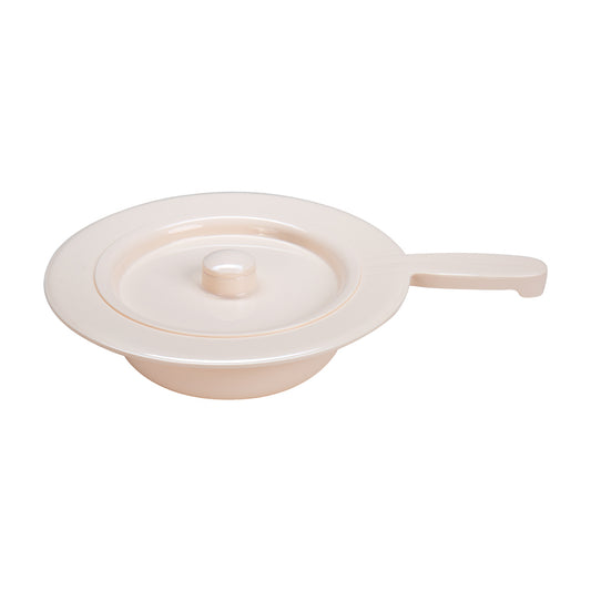 Plastic Bed Pan With Lid And Sturdy Handle 
