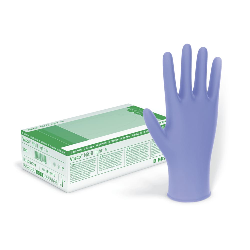 Vasco Nitril Light Nitrile Gloves   Protective Gear According To En 374   420 & 89/686/Eec 