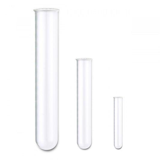 Teqler Test Tubes With Rounded Bottom   Available In Various Sizes