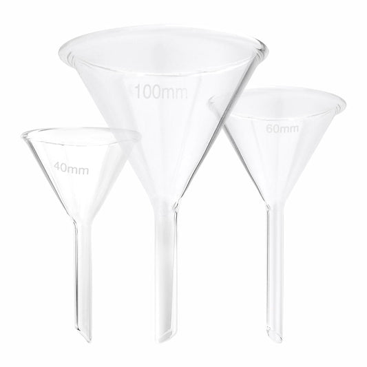 Teqler Glass Funnels In Various Sizes