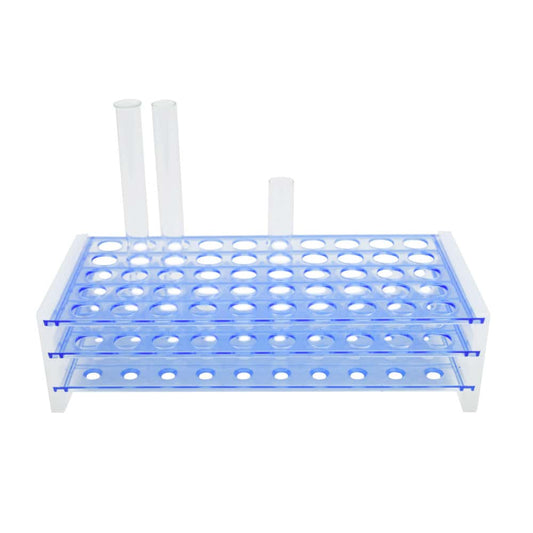 Teqler Test Tube Rack Made Of Sturdy Plastic (50 Holes)