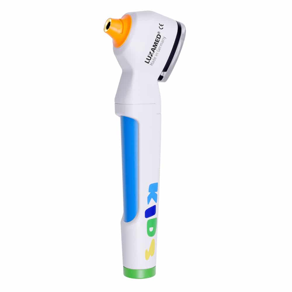 Luxamed Children'S Otoscope With Swivelling Magnifying Glass And Insufflation Port