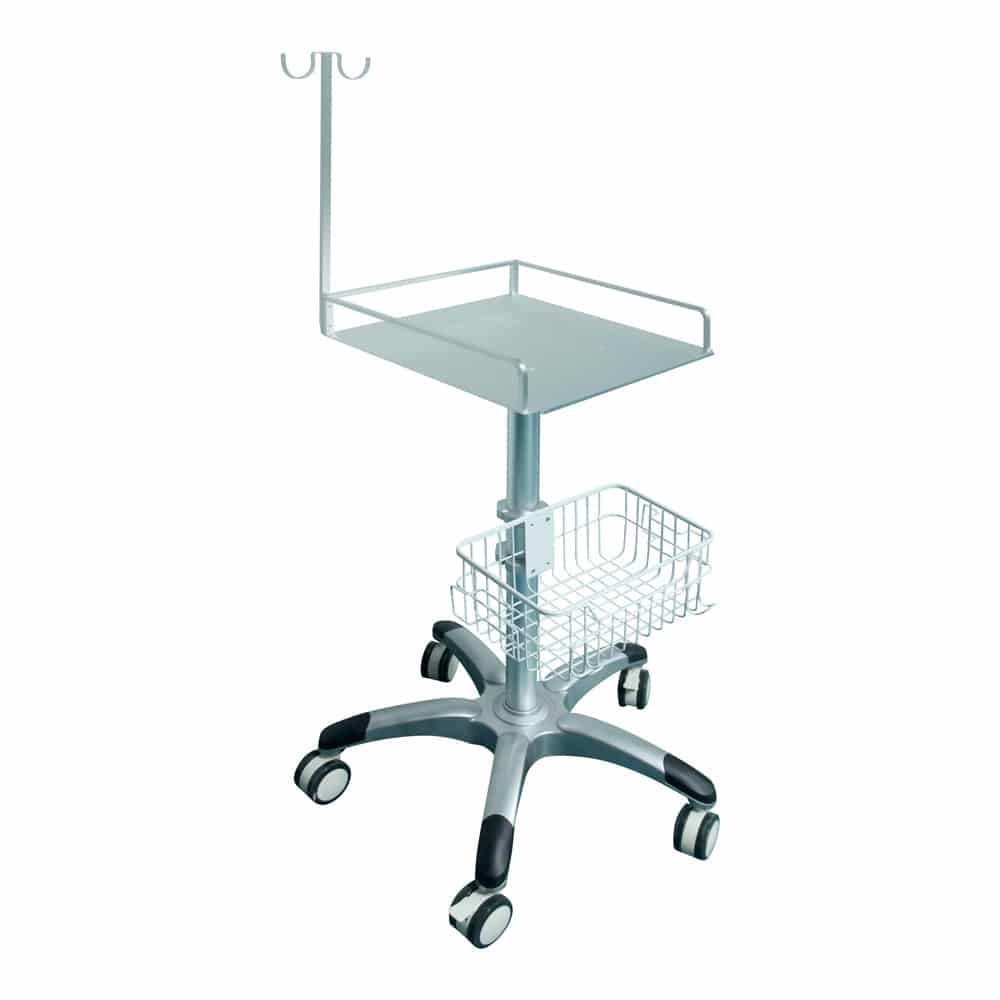 Trolley For The Biocare Ie-6 Ecg Unit With Suspension For Patient Leads