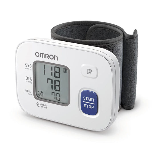 Omron Rs2 Wrist Blood Pressure Monitor With Cuff Positioning Aid