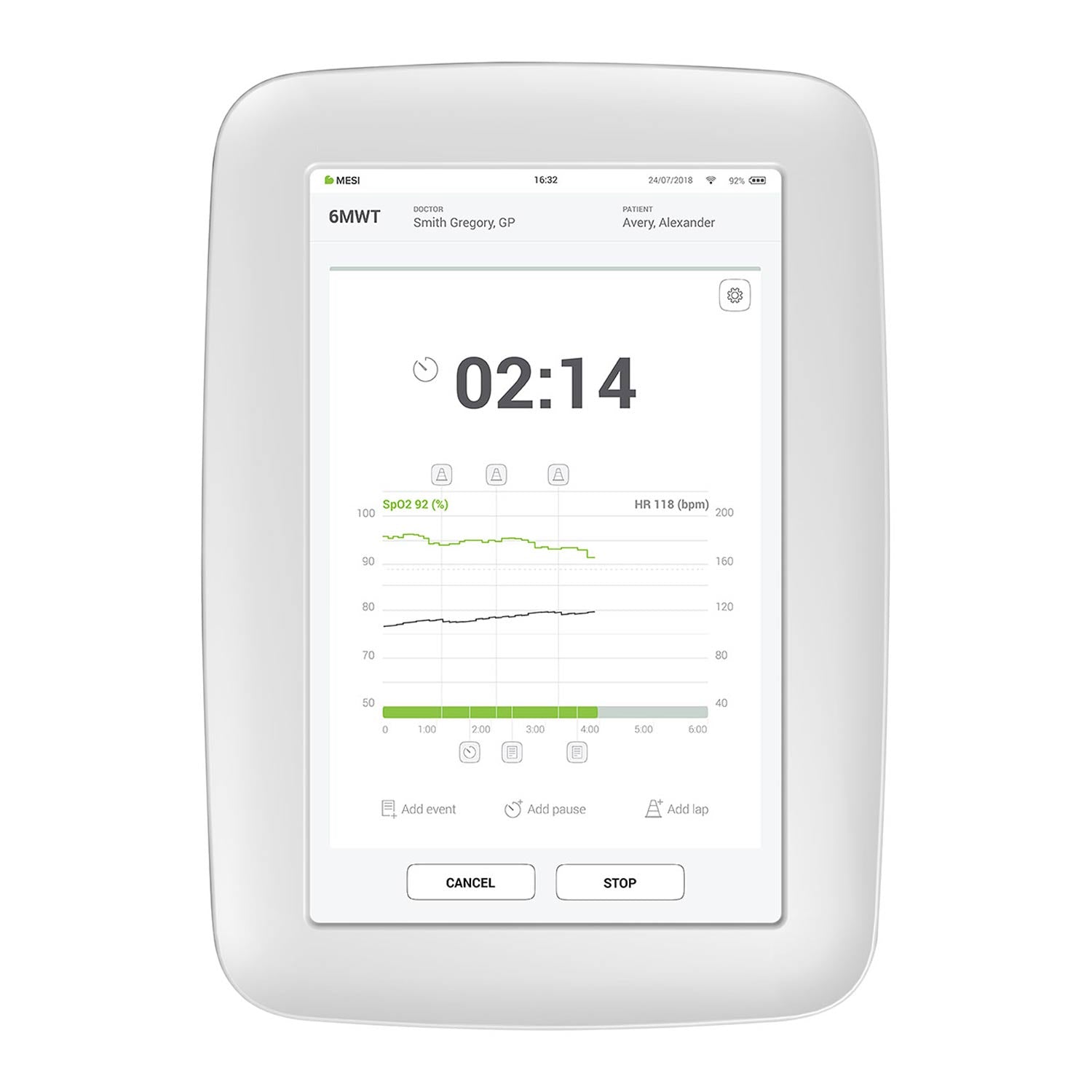 6Mwt App For Mesi Mtablets To Perform The 6-Minute Walk Test