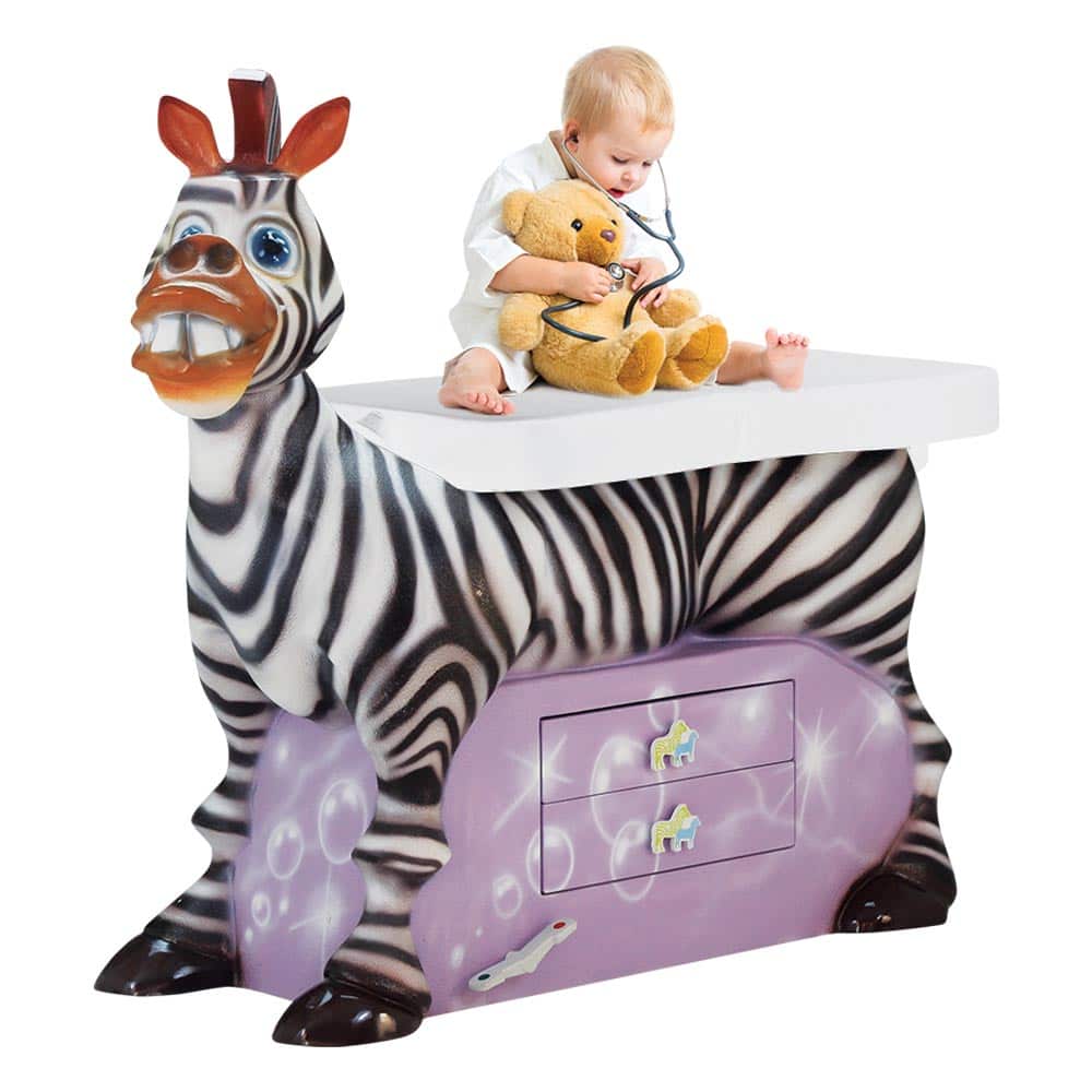 Paediatric Exam Table With Zebra Design