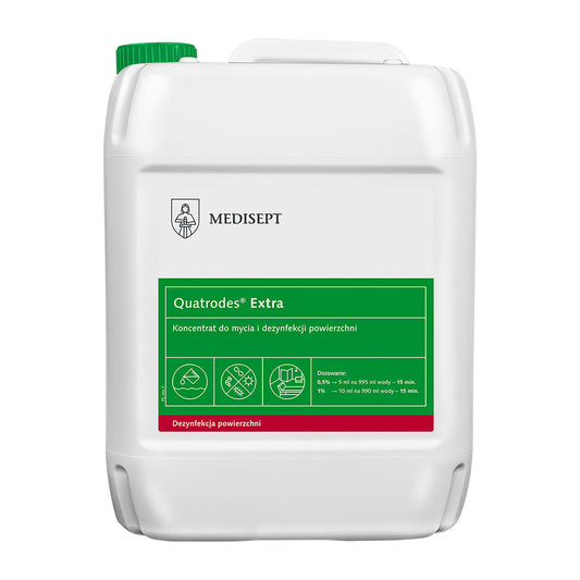 Quatrodes Extra Concentration To Clean And Disinfect Medical Surfaces