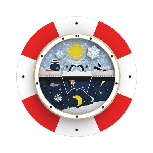 Rotating Wall Game "Day & Night" With A Playful Design