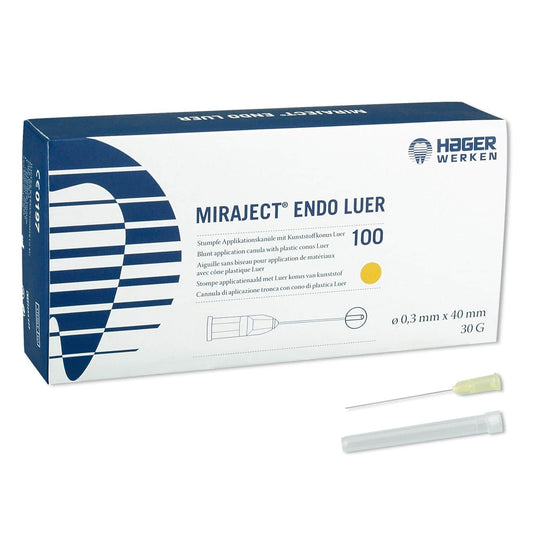 Miraject Endo Luer Blunt Cannulas For Application Of Liquids And Pastes