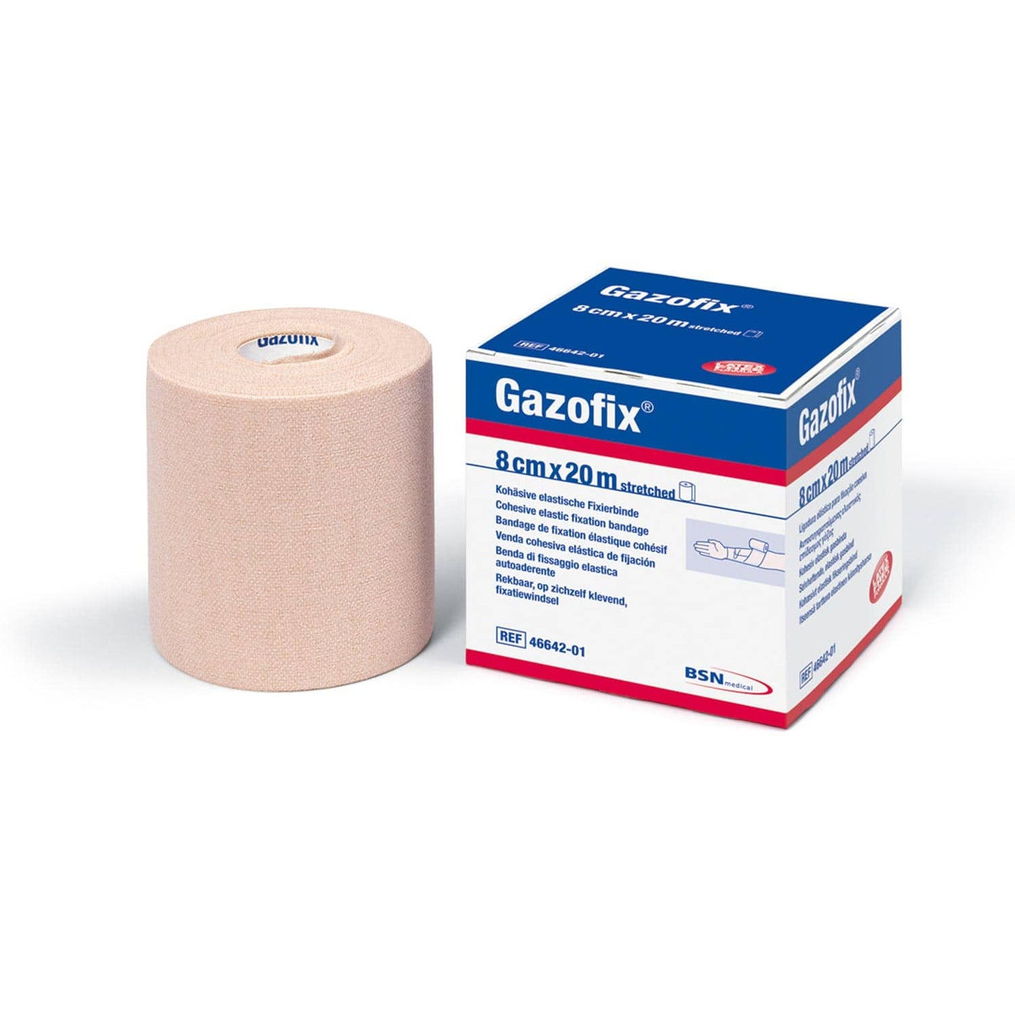 Gasofix Skin-Coloured   Latex-Free   Cohesive Conforming Bandage From Bsn