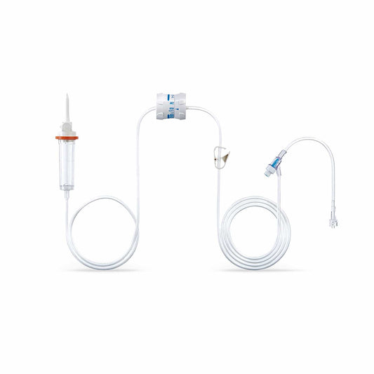 Infusion Tubing With Infusion Regulator And Closed Access System