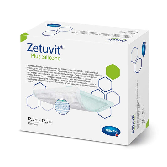 Zetuvit Plus Silicone - Super Absorbent Wound Dressing From Hartmann