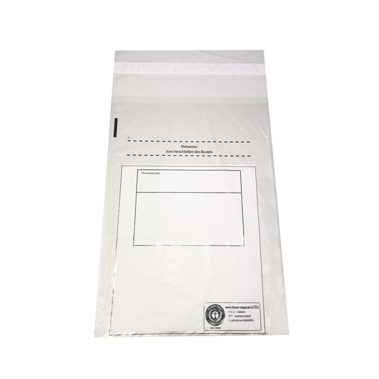 Transparent Specimen Transport Bags With Adhesive Strip And Labelling Field