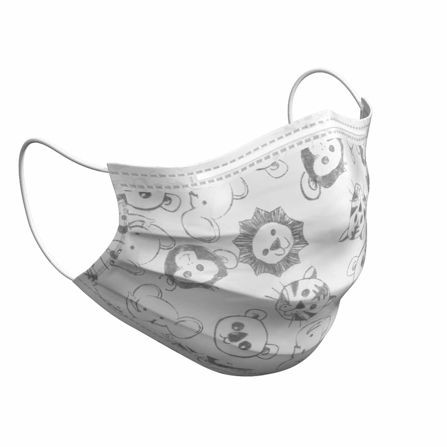 Face Mask For Children With Child-Friendly Animal Motif