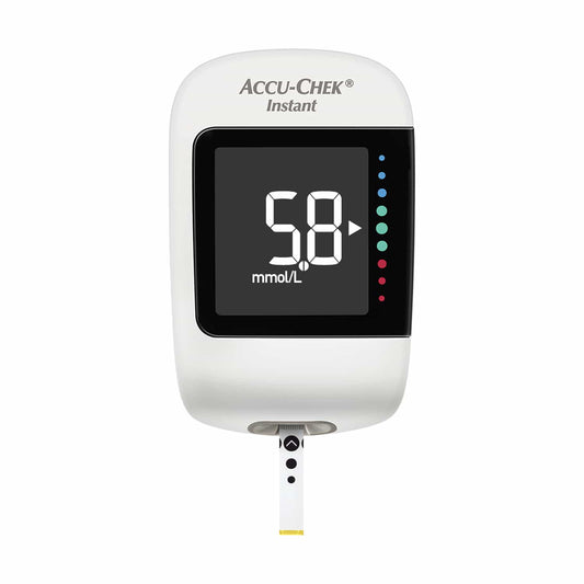 Accu-Chek Instant Blood Glucose Meter With Illuminated Display