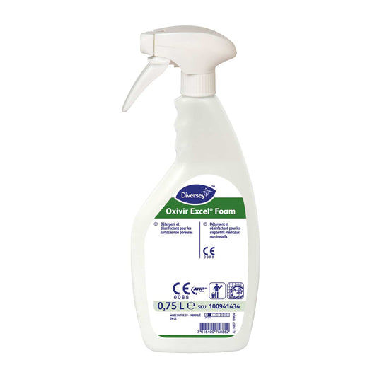 Oxivir Excel® Foam Disinfectant Spray In A Practical 750 Ml Bottle