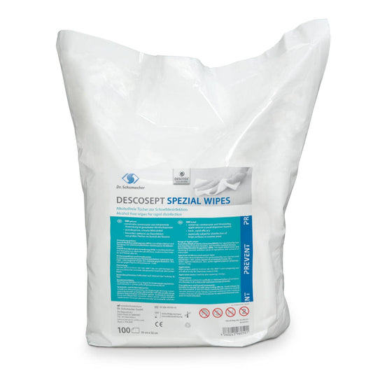 Descosept Spezial Wipes Refill Pack With 100 Ready-To-Use Rapid Disinfection Wipes