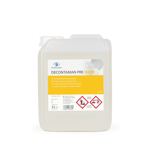 Decontaman Pre Wash Antimicrobial Wash Lotion With Moisturising Properties 