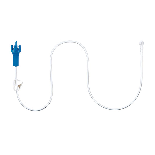 Secondary Infusion Line With Robert Clamp & Flow-Stop Cap