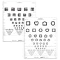 Lea Symbols®/E Chart Set For Testing Visual Acuity In Adults And Children 