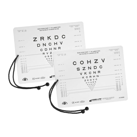 Sloan Letter Near Vision Card With Measuring Cord