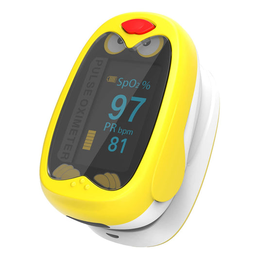 Pulse Oximeter For Children With A Large And Dual-Colour Oled Display