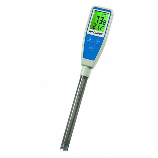 Ph Meter With One Rod Electrode For Measurement In Narrow Laboratory Vessels