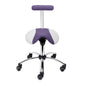 Saddle Stool With Removable Backrest From Teqler 