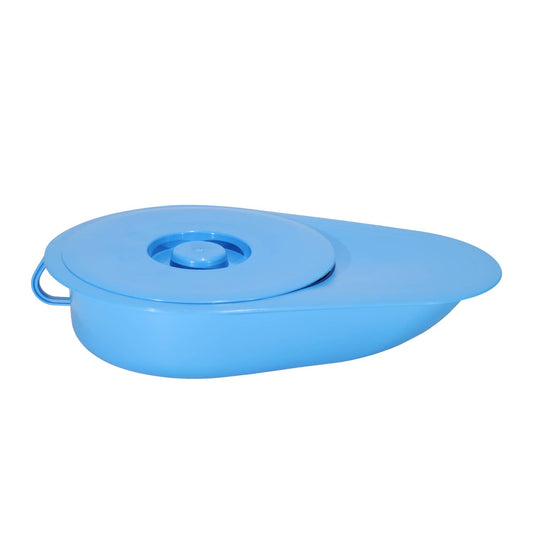 Bedpan With Cover For The Care Of Bedridden Patients