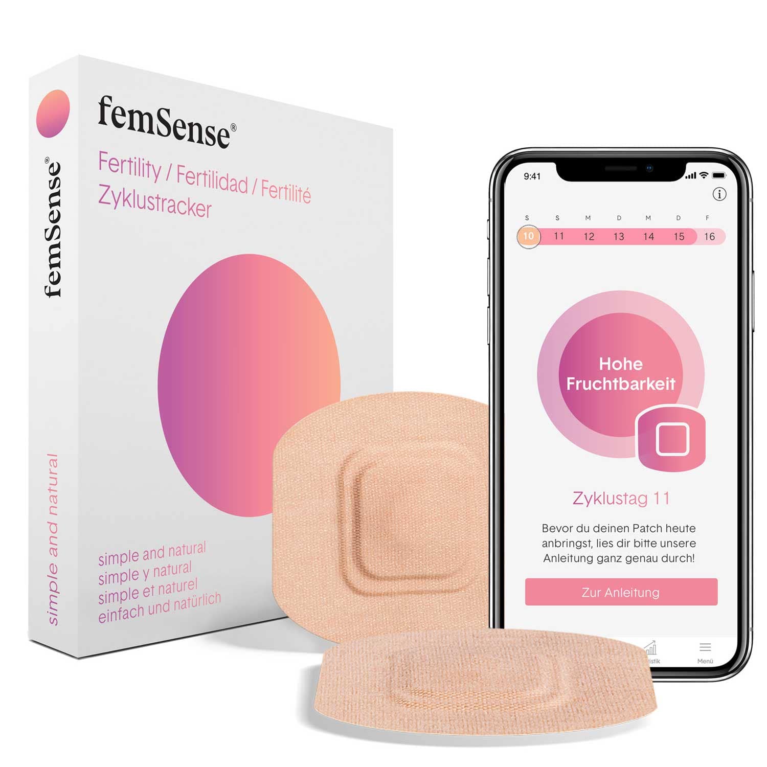 Femsense® Cycle Tracker For Monitoring The Female Cycle