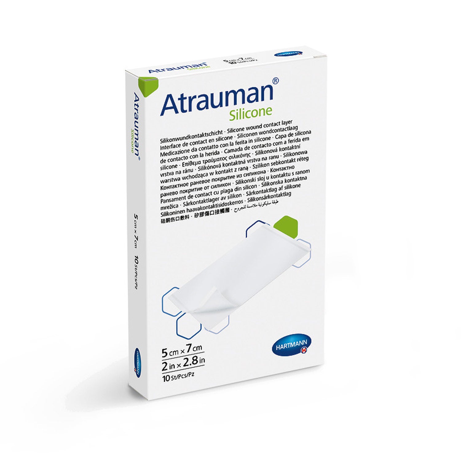 Atrauman Silicone 7.5 X 10 Cm | Individually Sterile Packed