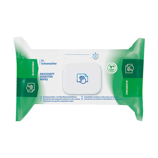 Descosept Sensitive Wipes For Surface Disinfection In Near-Patient Areas