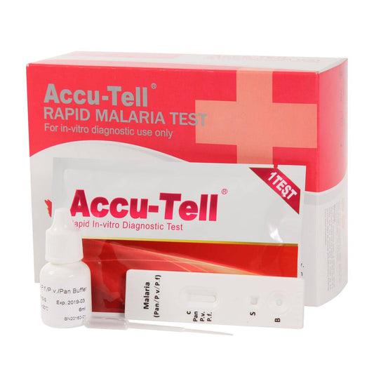 Accu-Tell® Malaria Rapid Test   Rapid Test Results After Only 10 Minutes